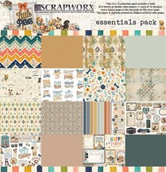 Scrapworx Collection - Little Paws - Pattern Paper - 2. Essentials Pack 12 x 12 - 1. Side A - Front Cover (Copy)